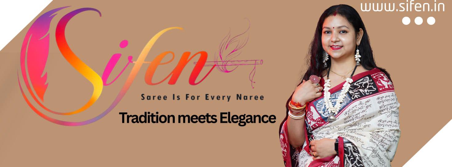 SIFEN Sarees Facebook ad: At Sifen, we believe that every woman deserves…