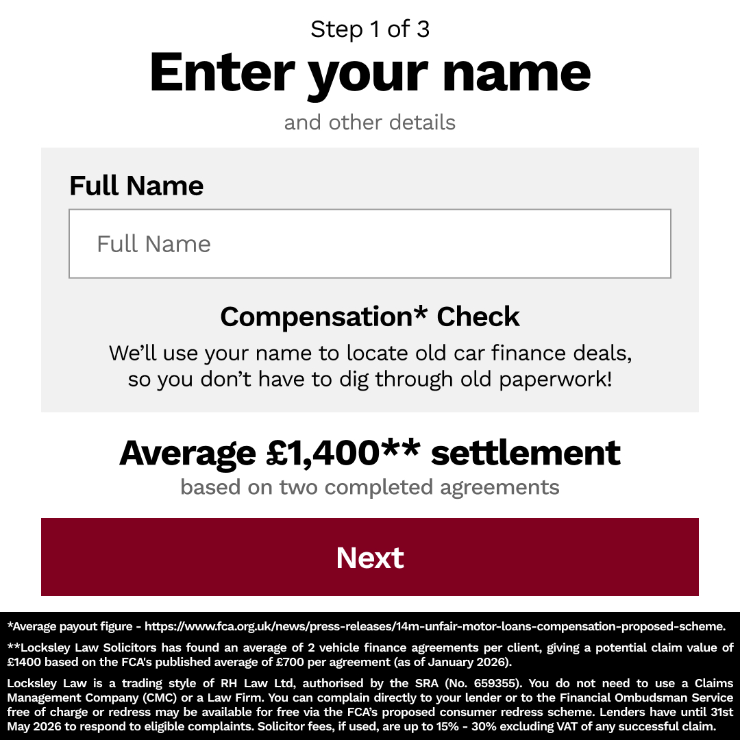 Locksley Law Facebook ad