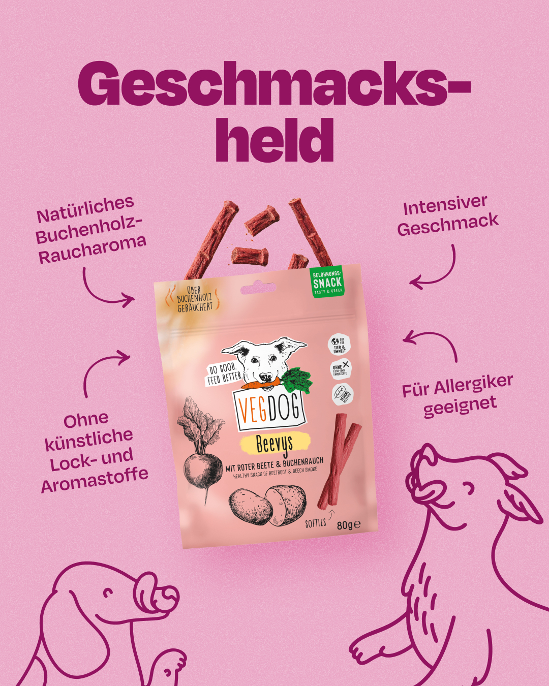 VEGDOG - von Tierärzten entwickelt Facebook ad