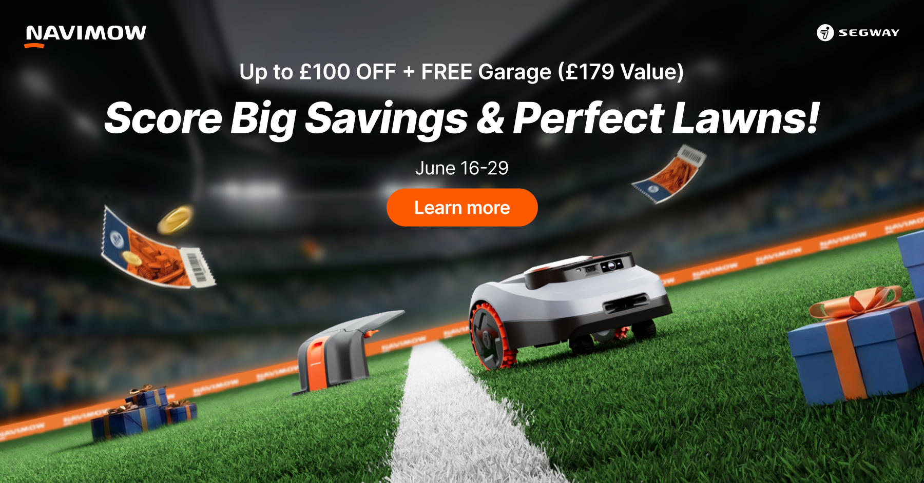 Segway Navimow Facebook ad from Jun 16, 2026