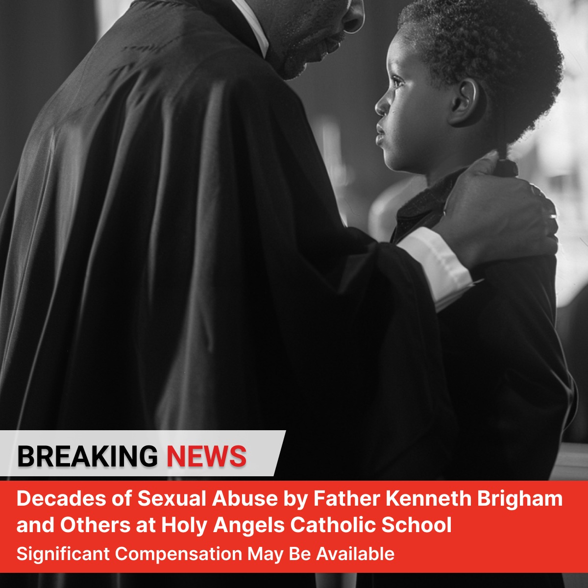 Holy Angels Catholic School Sex Abuse Claims Facebook ad