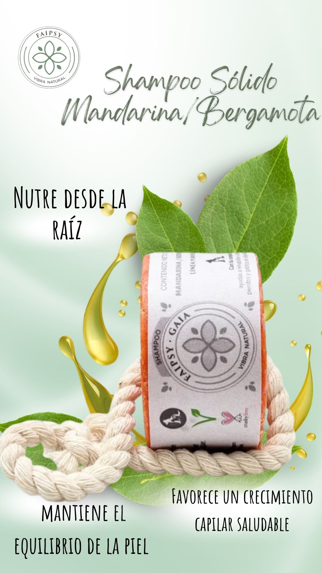 Faipsy Gaia Facebook ad: Fuerza natural
