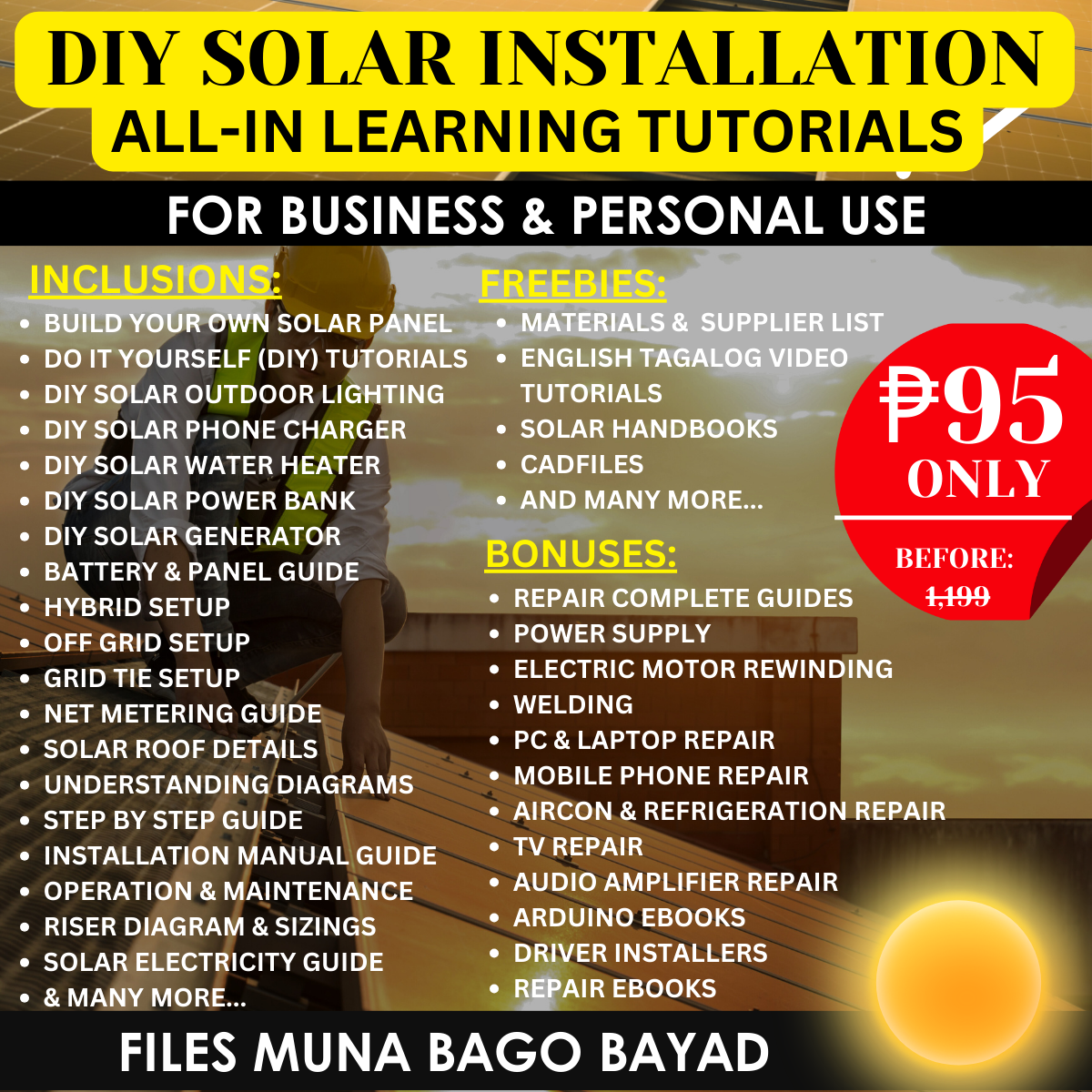 EcoSolar Training Solutions Facebook ad