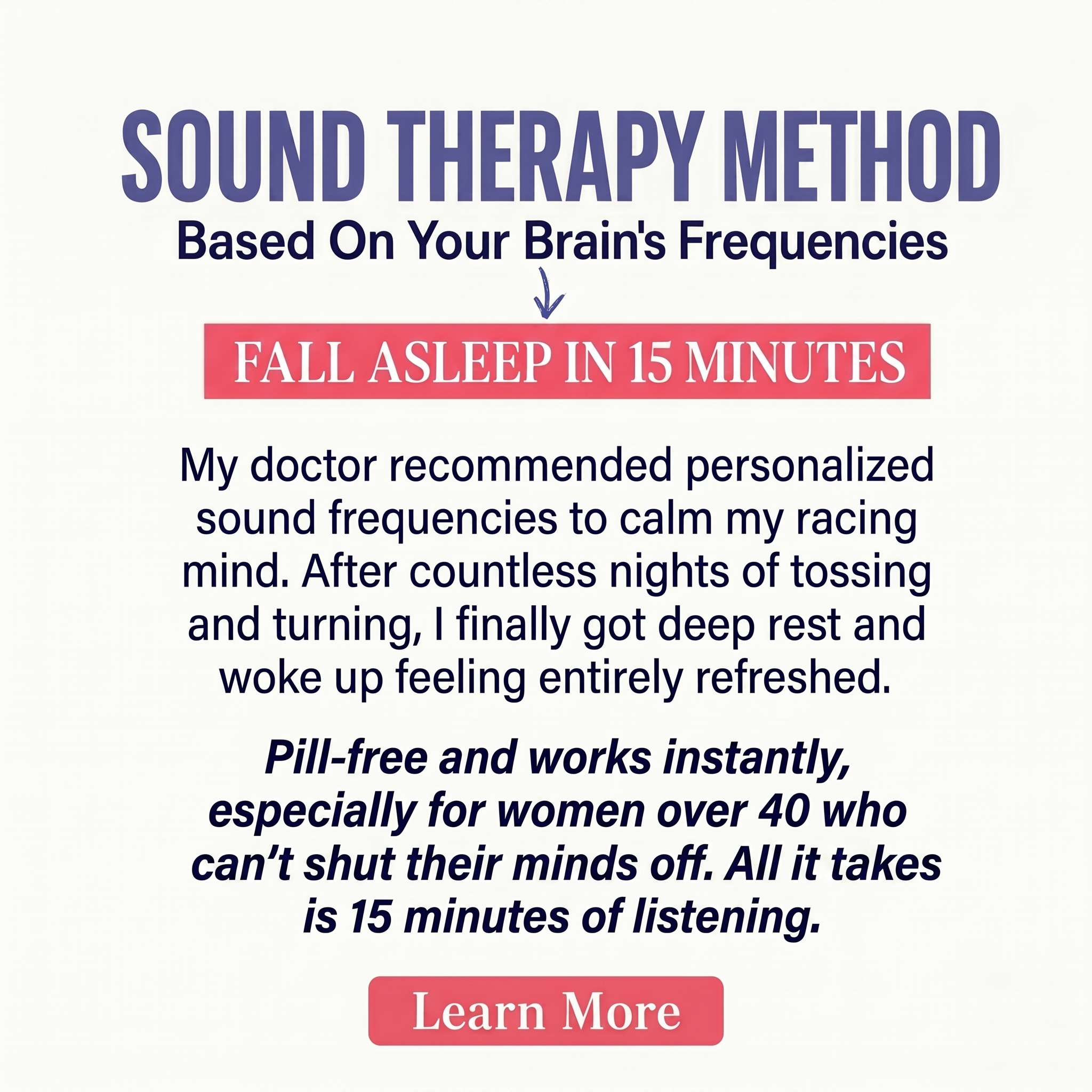 InnerFlo: Personalized Sound Therapy Facebook ad