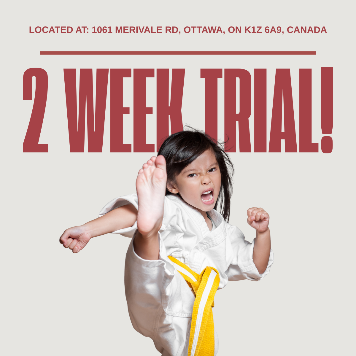 Tina Takahashi Martial Arts & Fitness Facebook ad from Mar 9, 2026