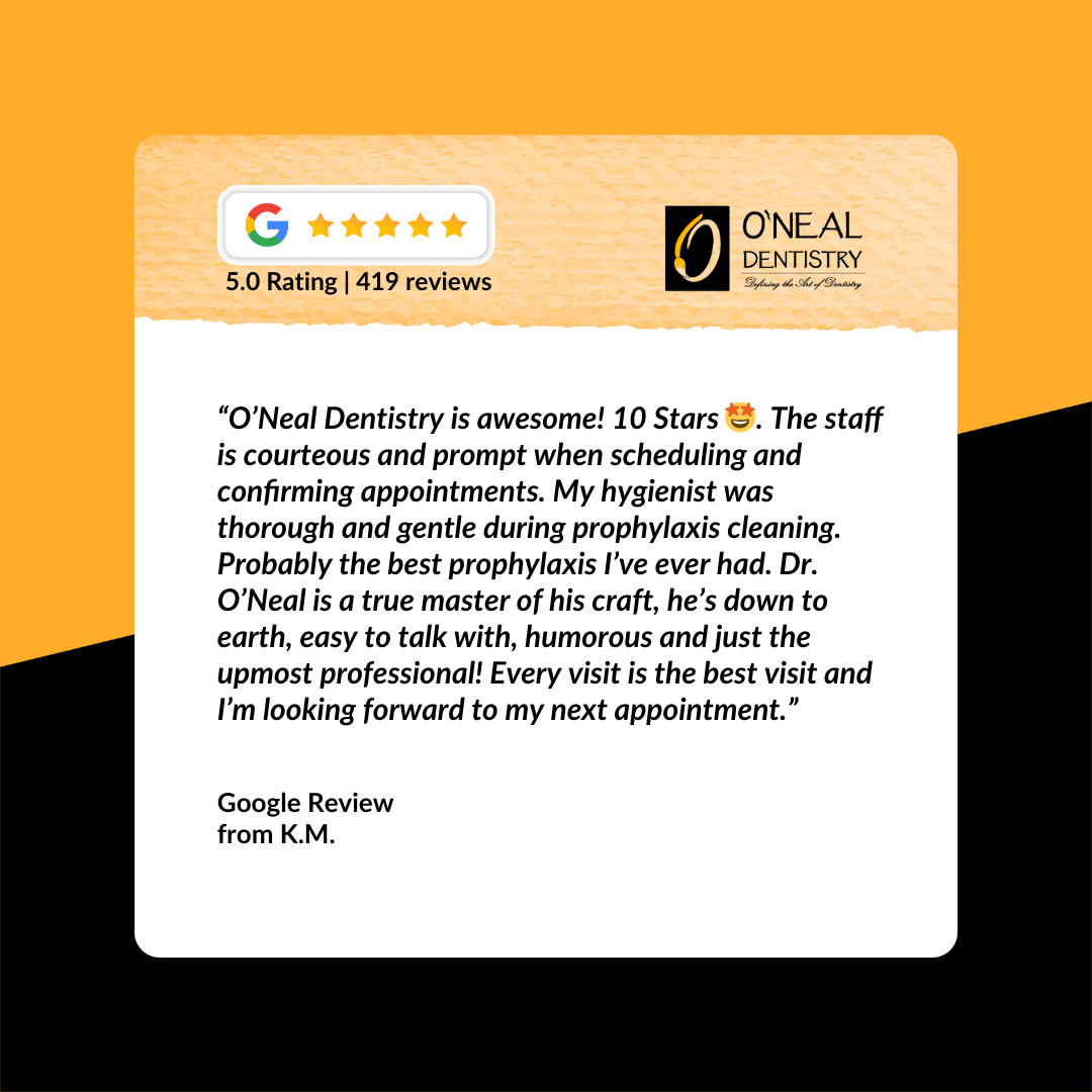 O'Neal Dentistry Facebook ad: Celebrating 20 Years of Trusted Cosmetic Dentistry