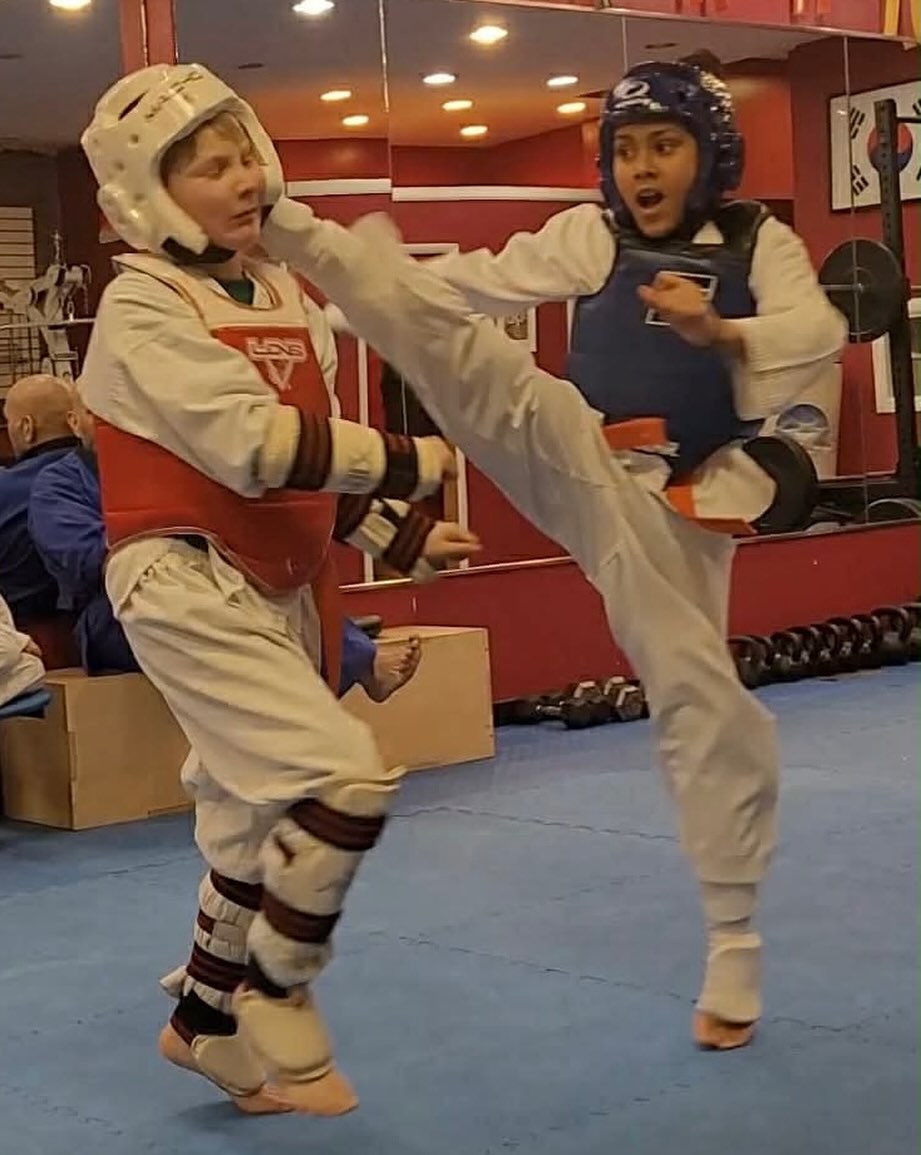 Ultimate Kicks Tae Kwon Do Facebook ad: Strong Girls Start Here Lydia