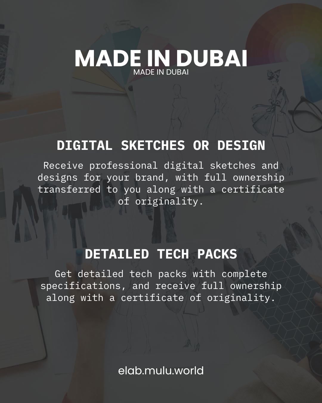 MULU Fashion E-Lab Facebook ad