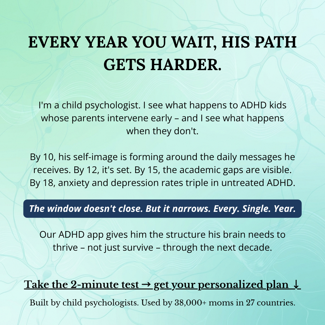 Center for Psychological Studies Facebook ad: Turn Your Child's ADHD Into Their Biggest Superpower