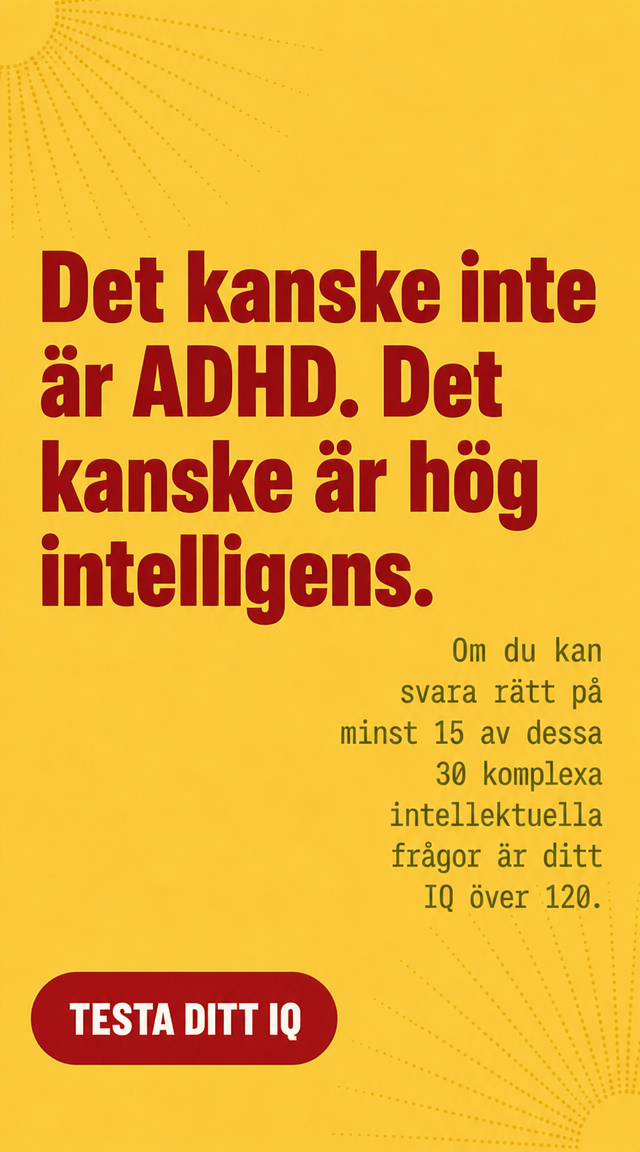 International IQ Test Facebook ad