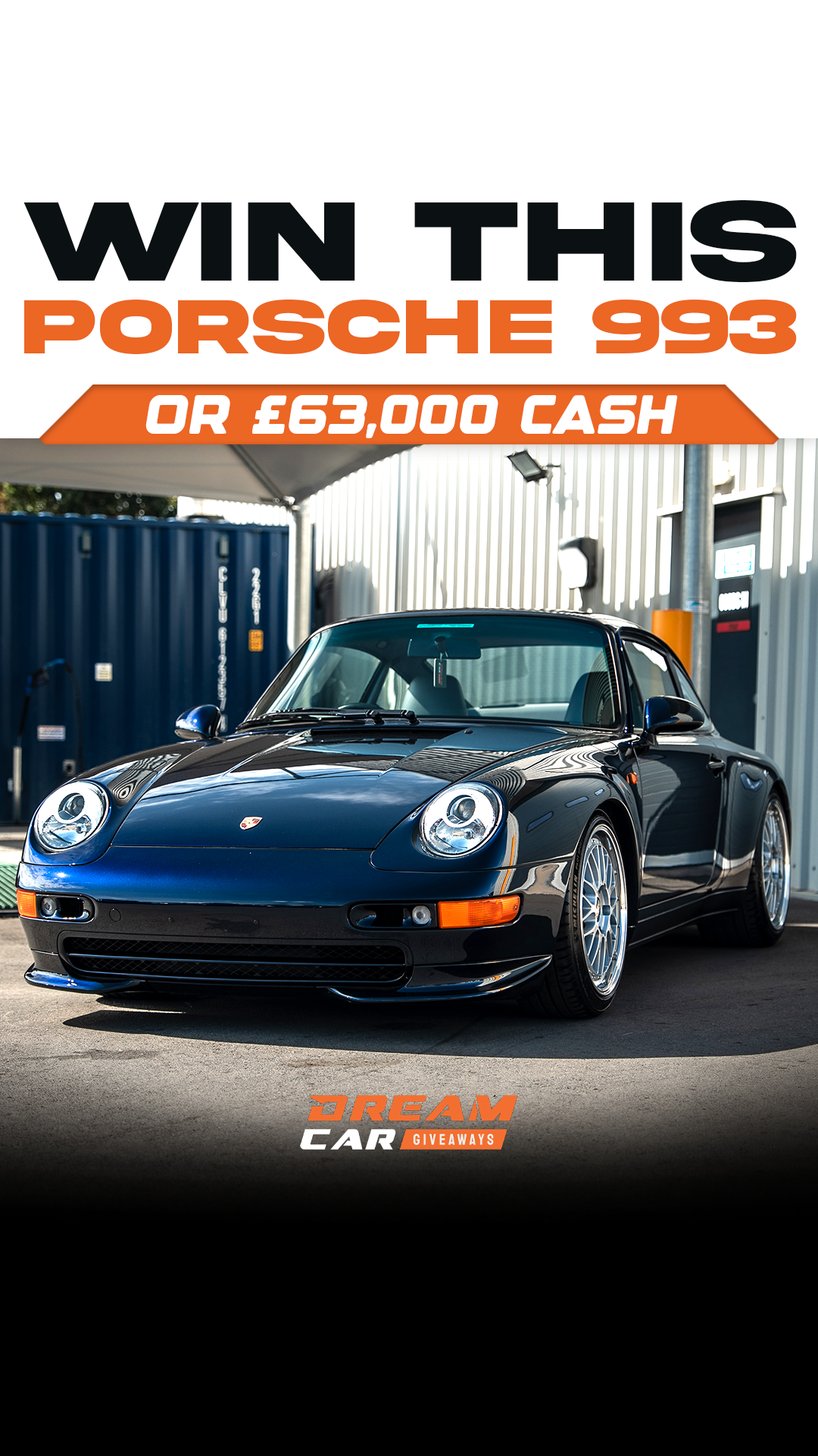 Dream Car Giveaways Facebook ad