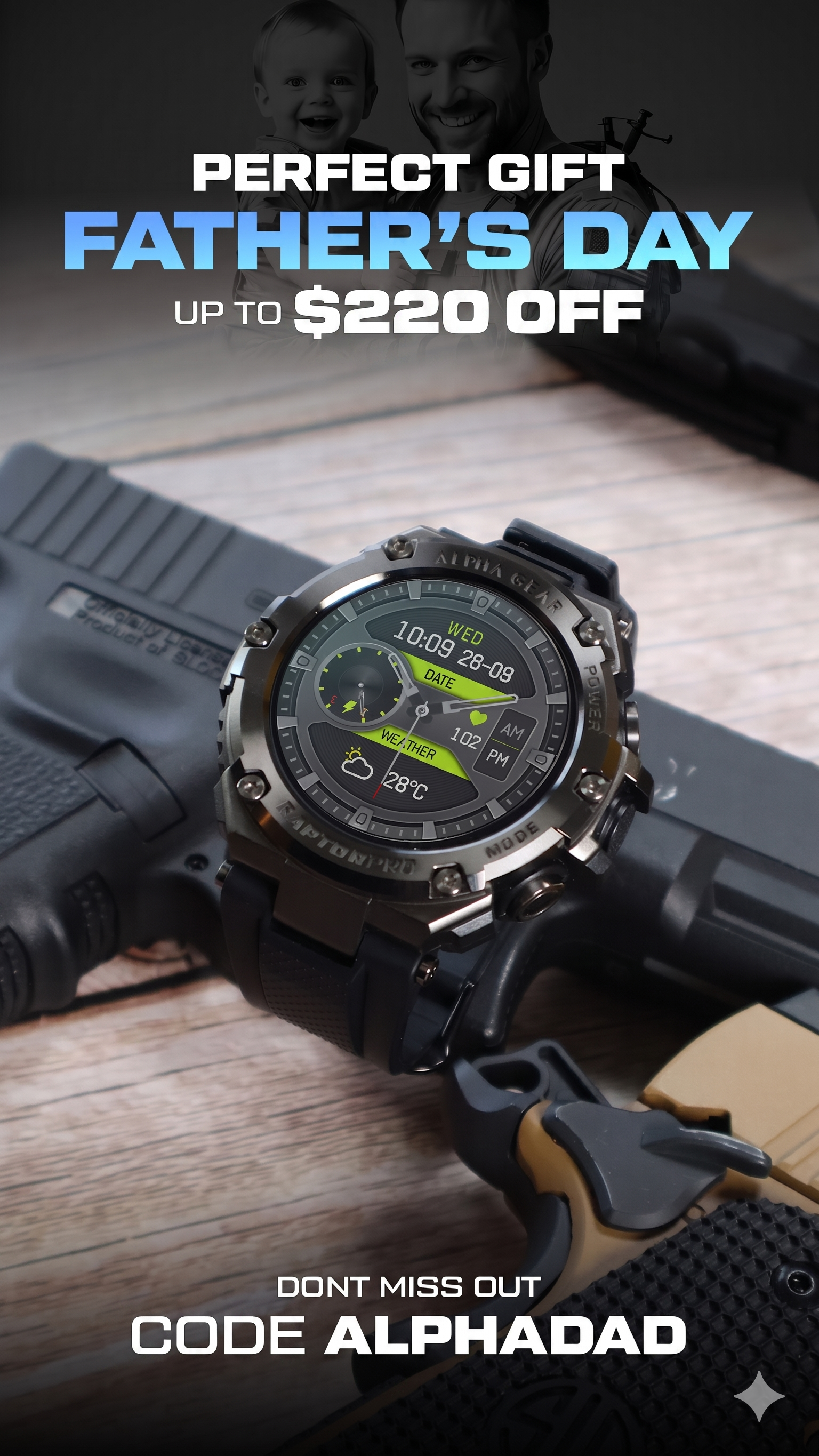 AlphaGear USA Facebook ad
