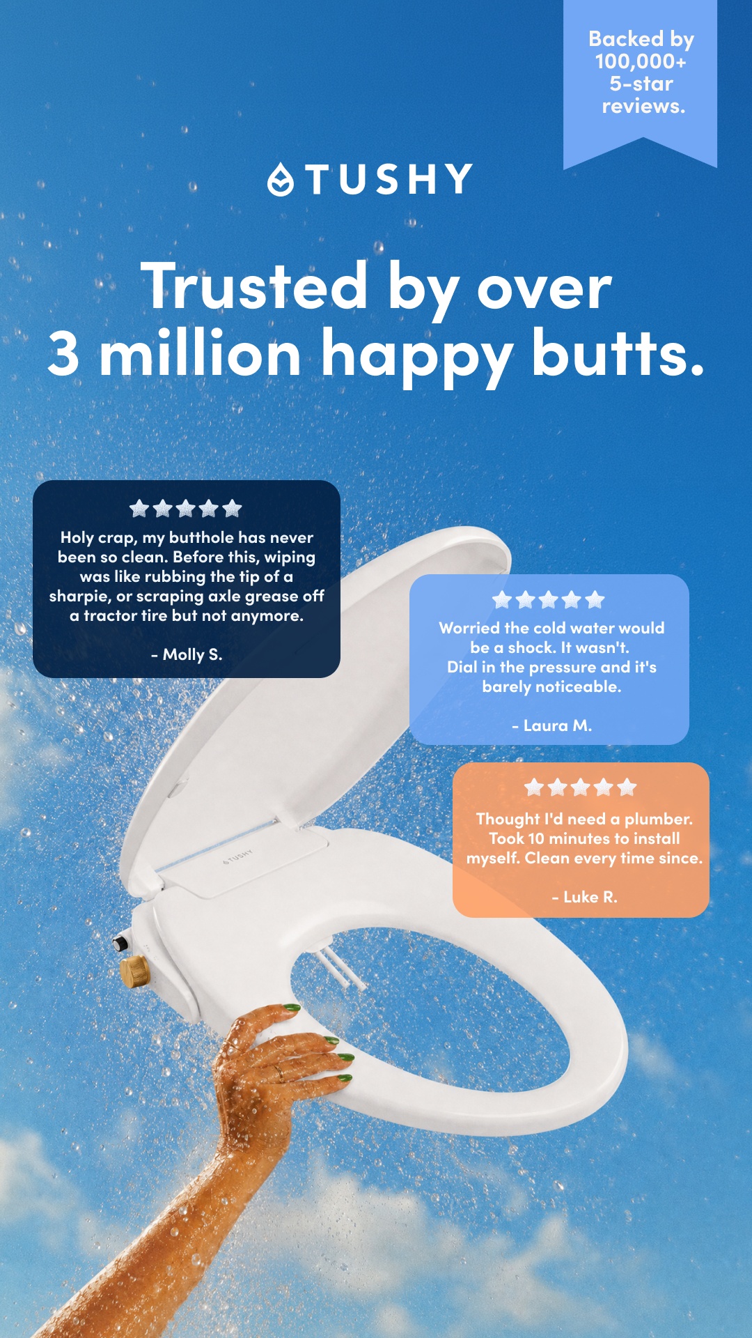 TUSHY Facebook ad