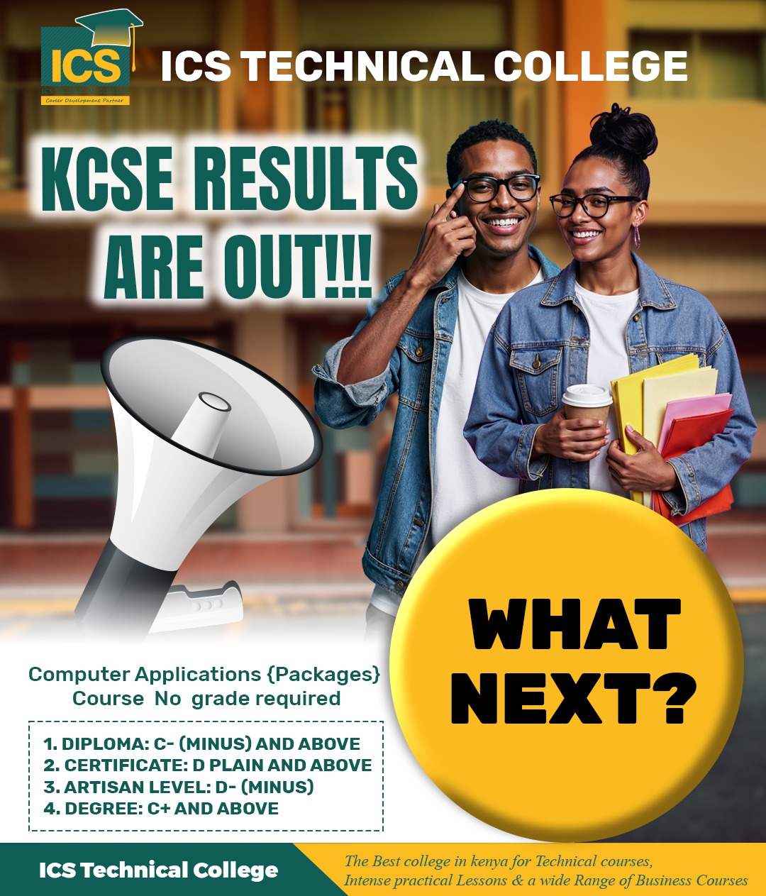 ICS Technical College Facebook ad
