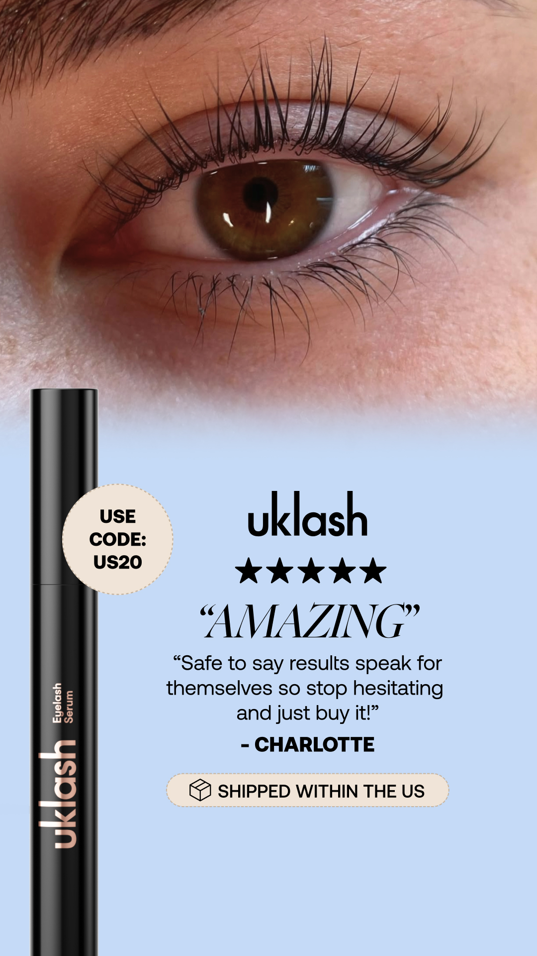 Uklash Facebook ad from Jun 26, 2026