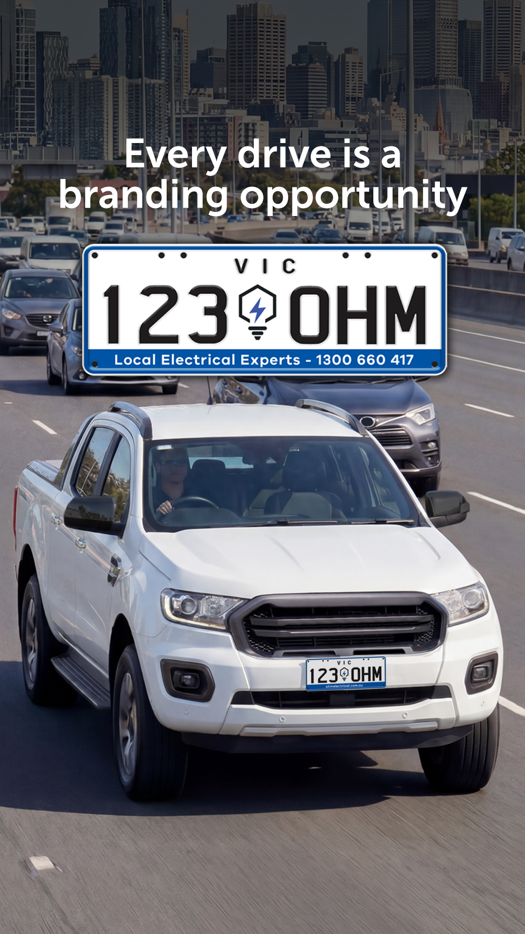 Custom Plates Facebook ad