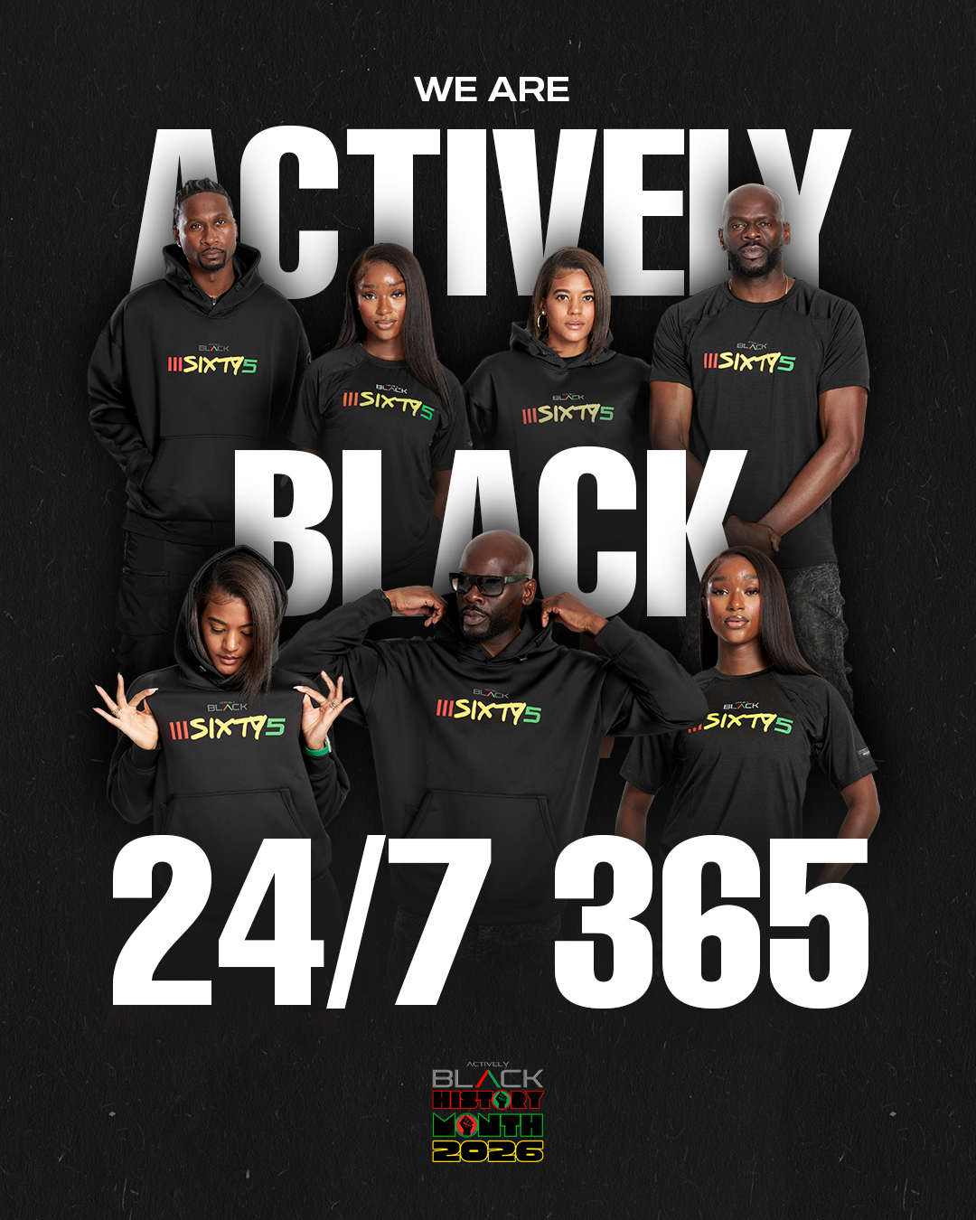 Actively BLACK Facebook ad