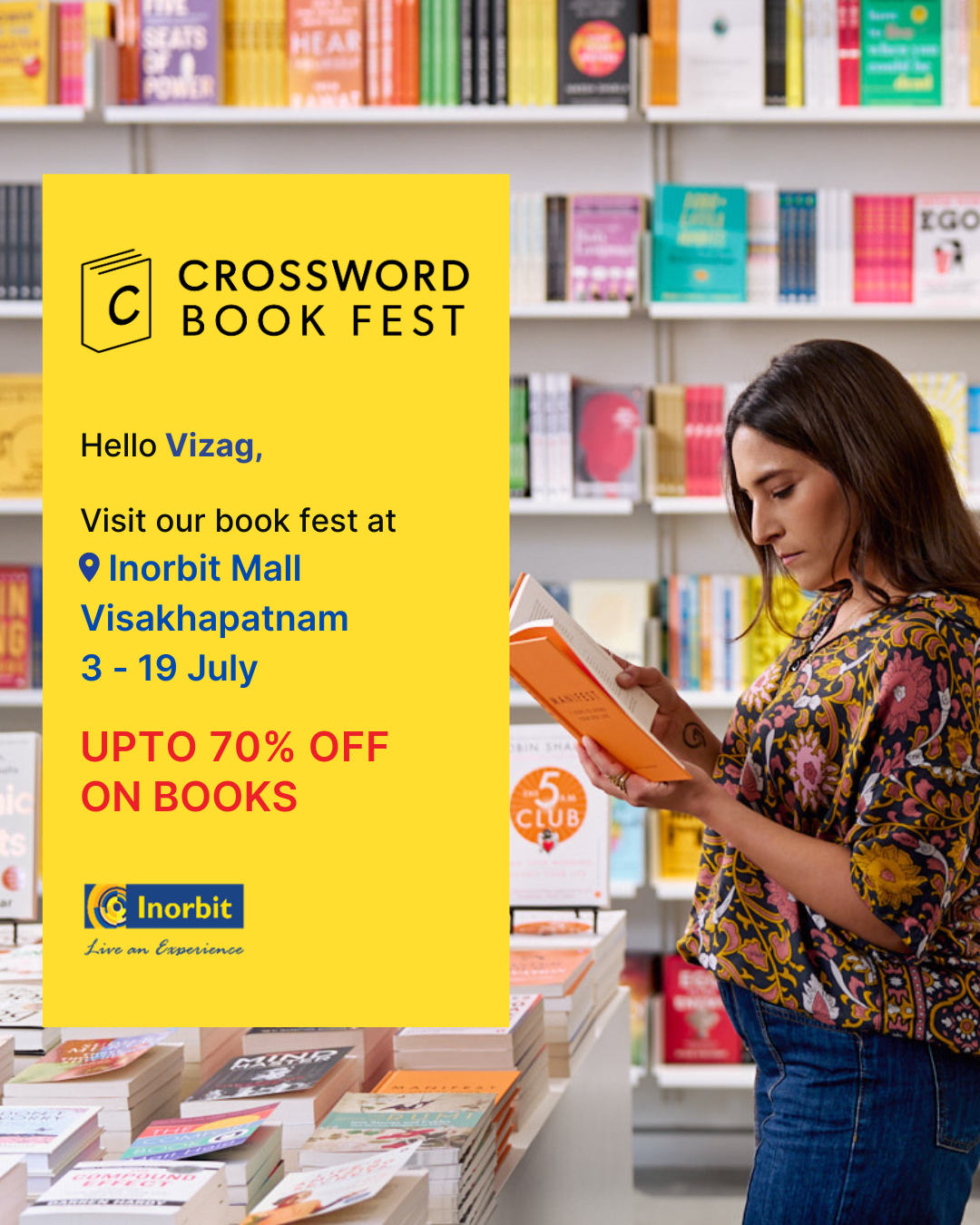 Crossword Bookstores Facebook ad