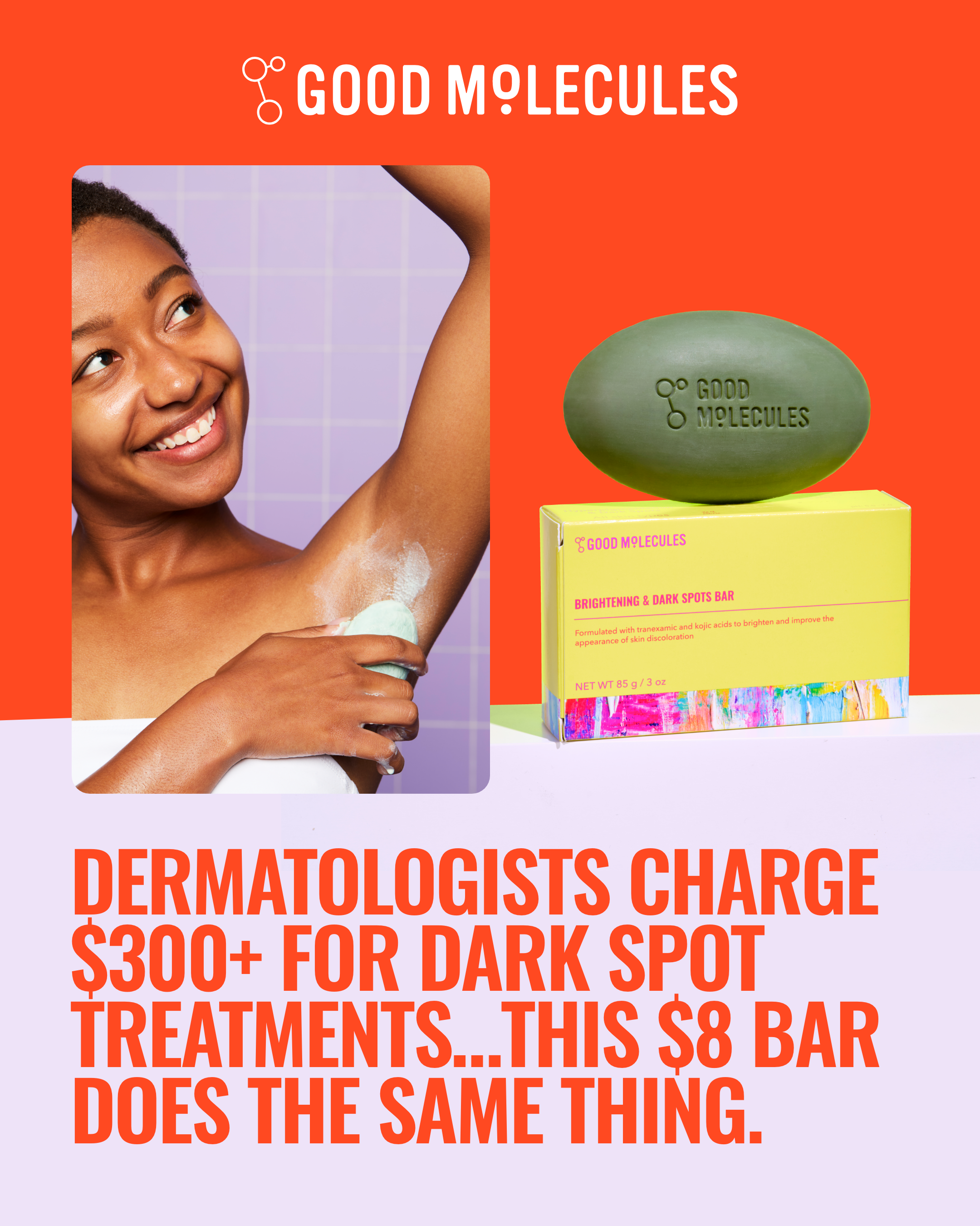 Good Molecules Facebook ad