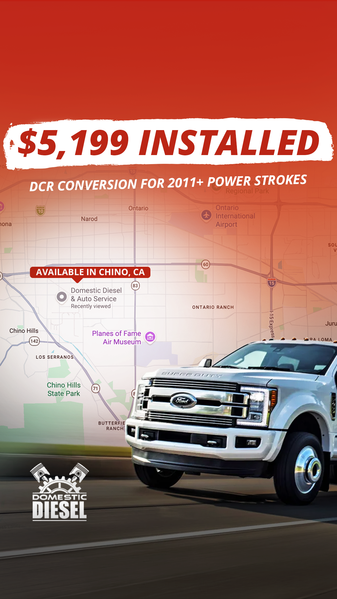 Domestic Diesel And Auto Service Facebook ad from Apr 29, 2026