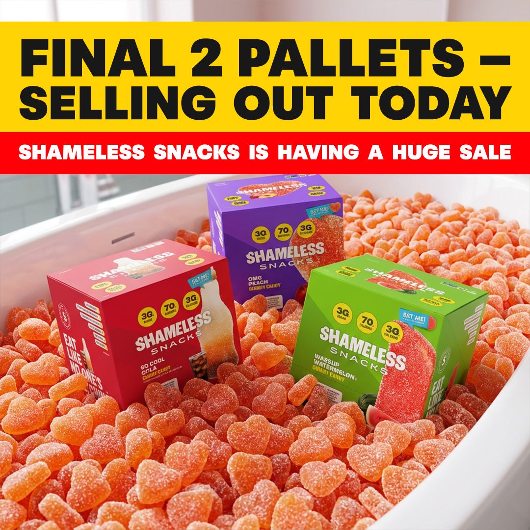 Shameless Snacks Facebook ad