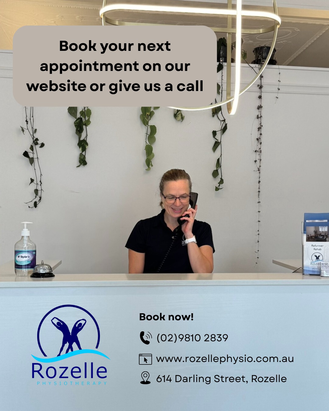 Rozelle Physio Facebook ad