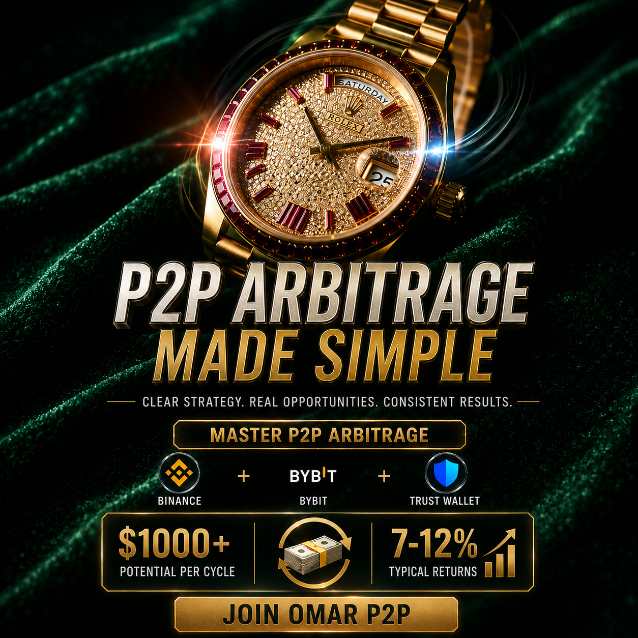 Omar P2P Facebook ad: Omar | P2P Trade