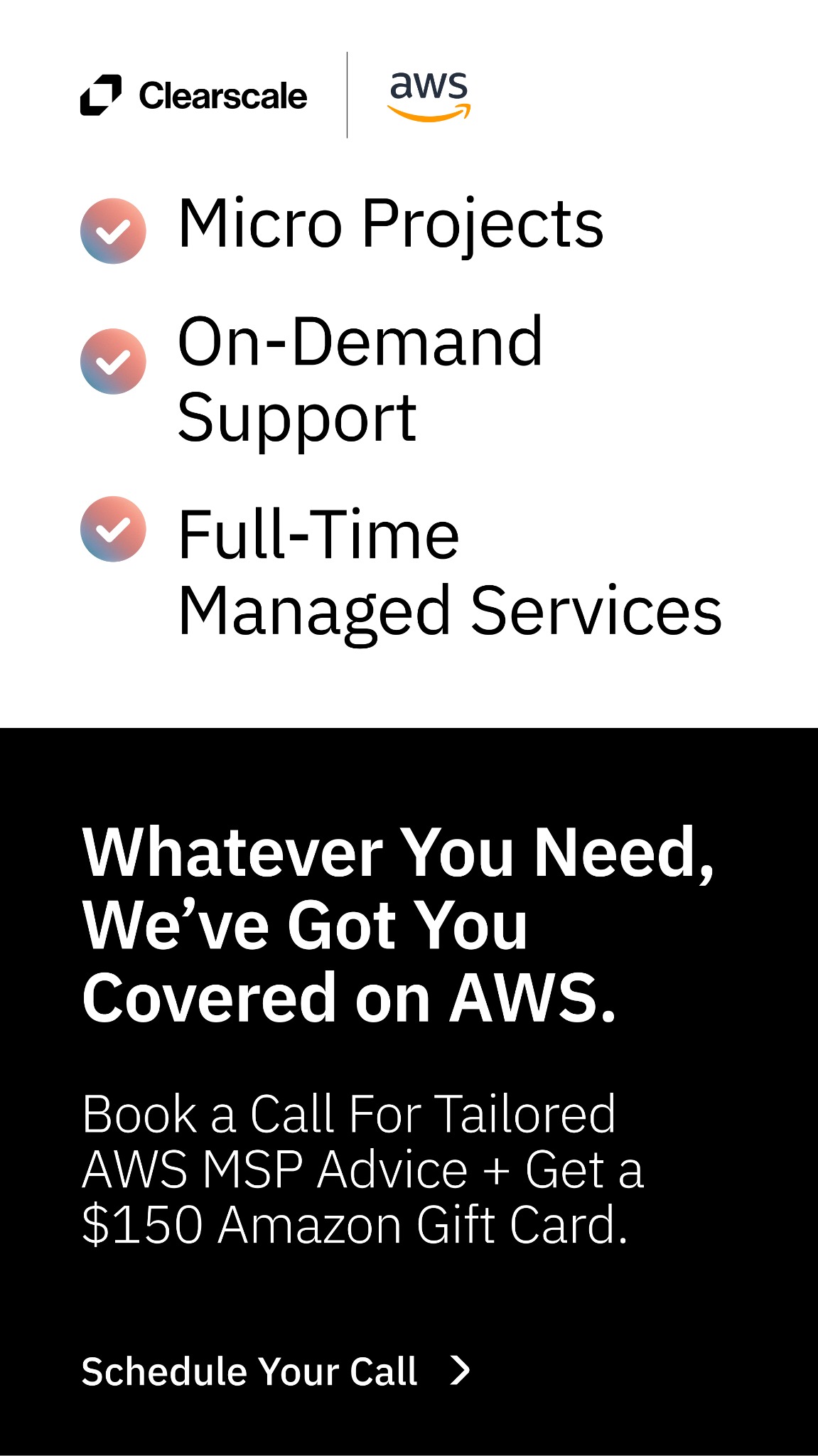 Clearscale Facebook ad from Feb 20, 2026