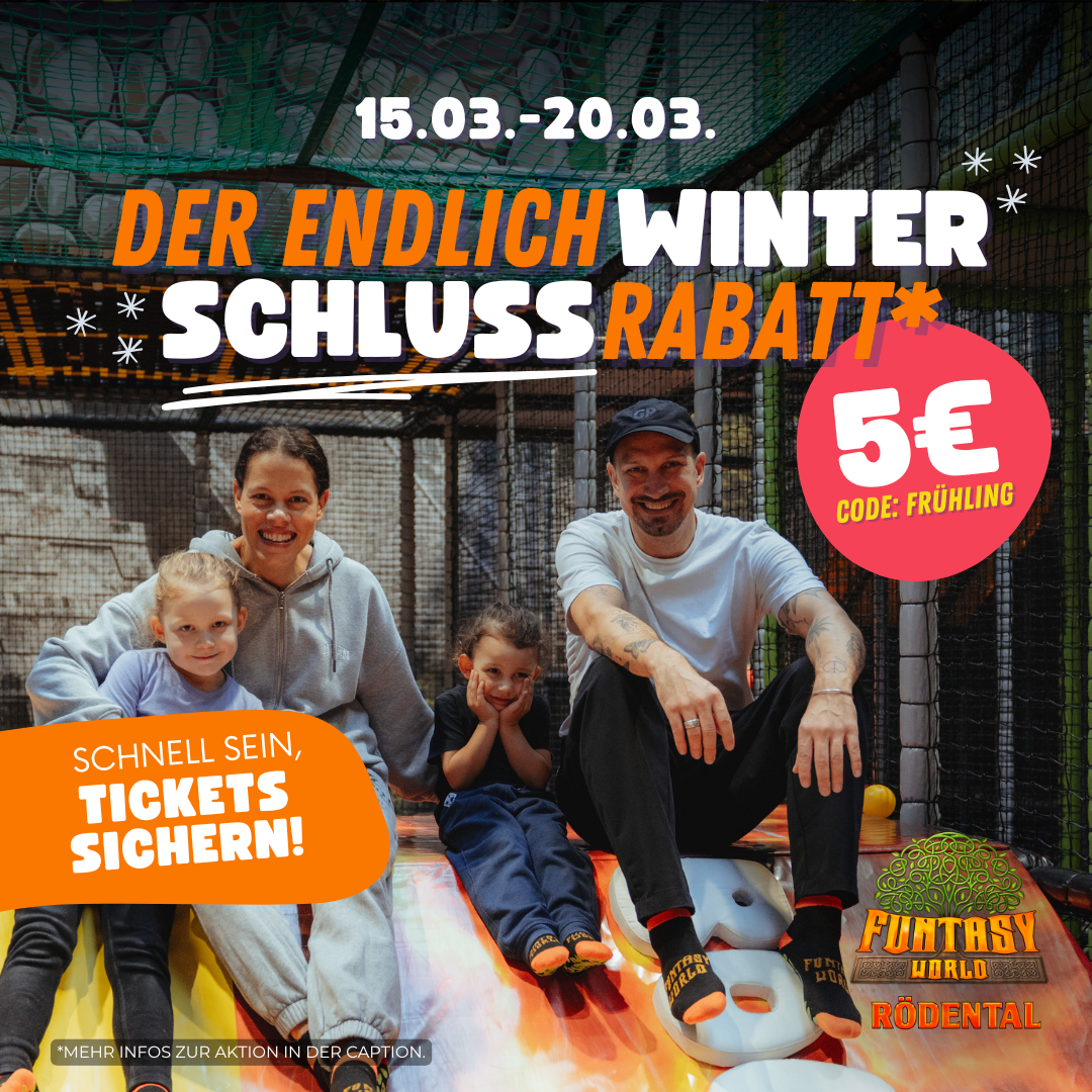 Funtasy World Rödental Facebook ad: Jetzt Tickets sichern!