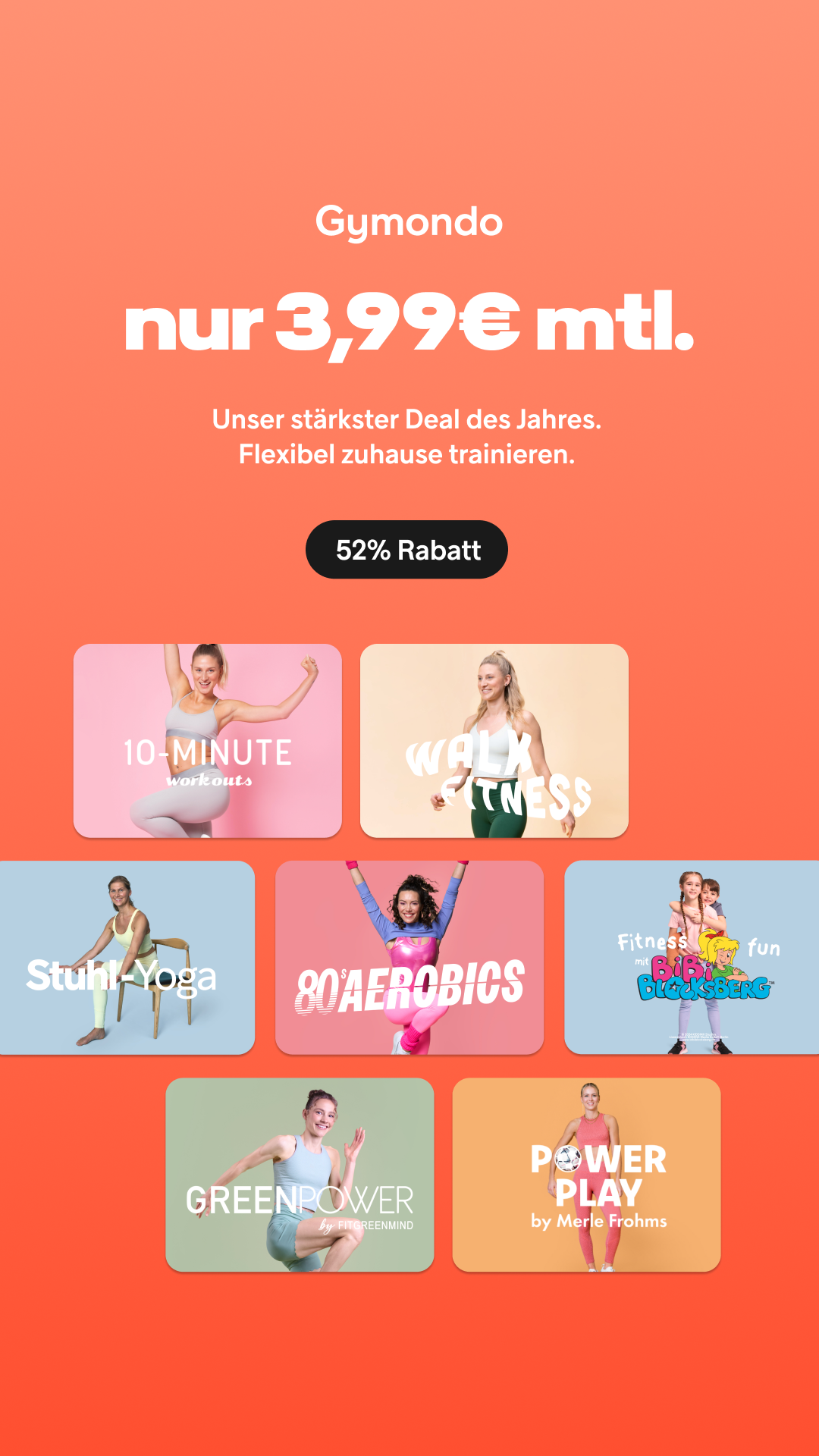 Gymondo Facebook ad