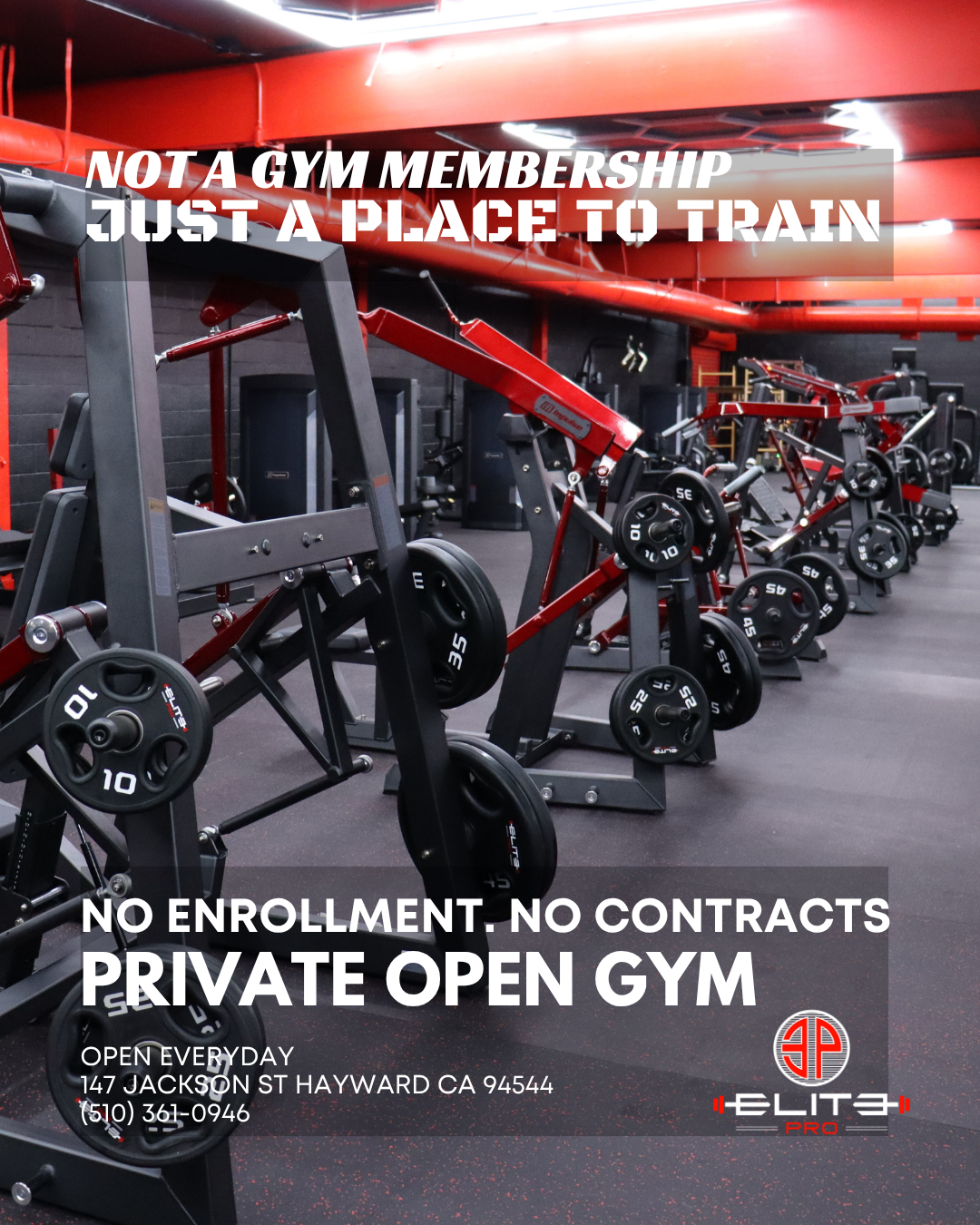 Elite Pro Fitness - Hayward Facebook ad