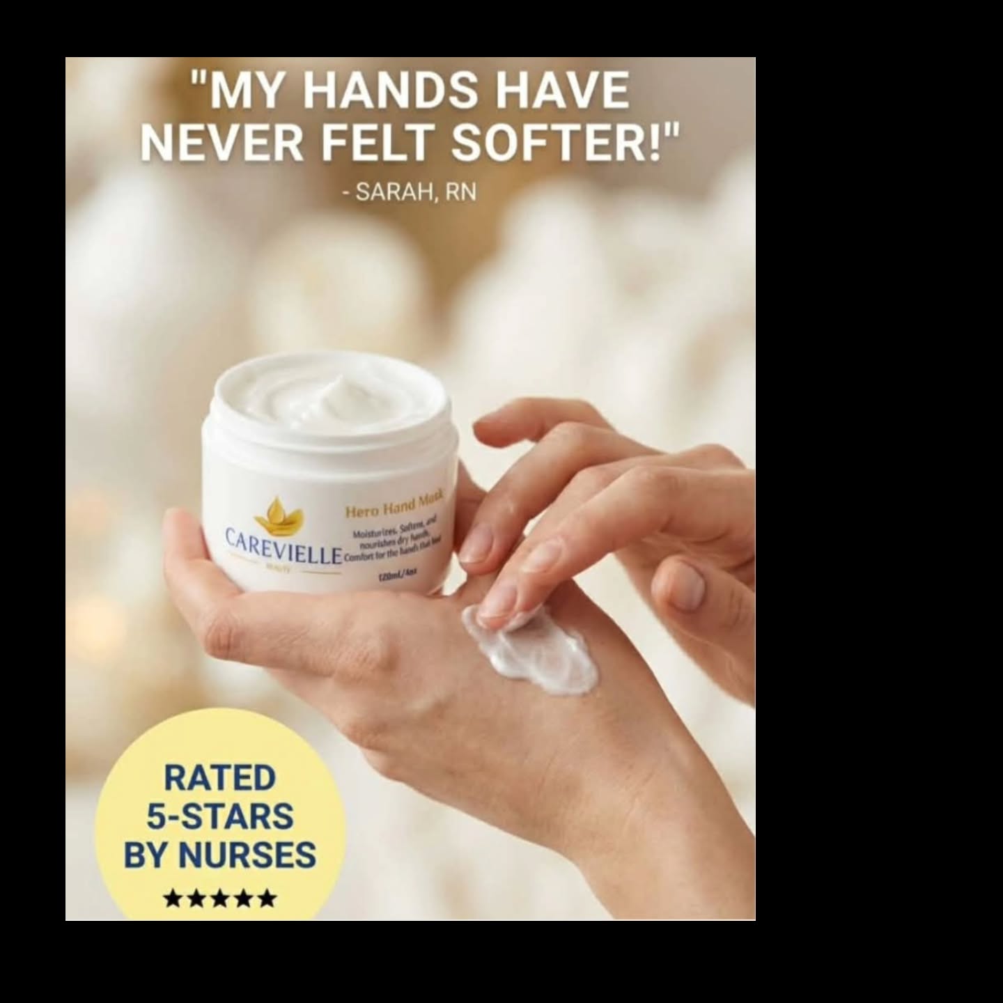 Carevielle Beauty Facebook ad from Mar 15, 2026