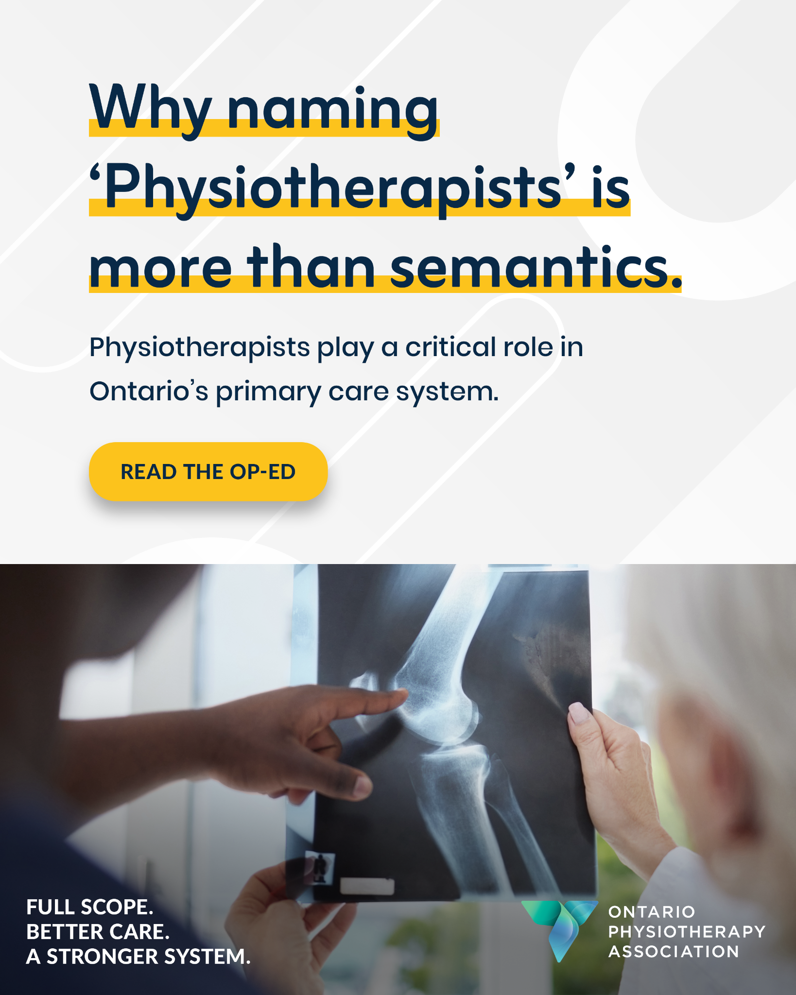 Ontario Physiotherapy Association (OPA) Facebook ad