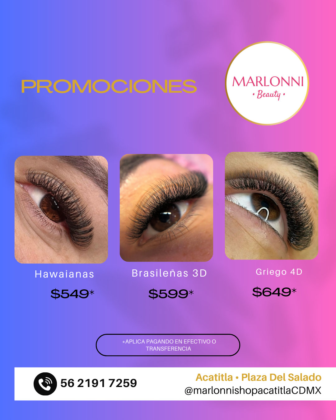MarlonniShop Acatitla CDMX Facebook ad