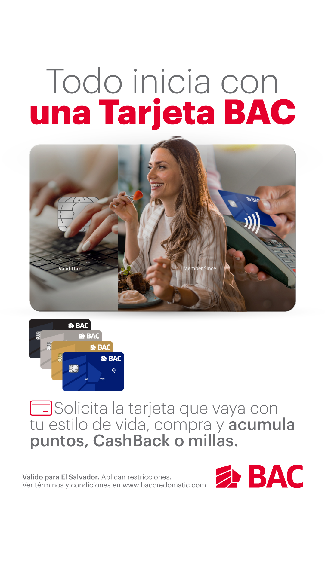BAC Credomatic Facebook ad from Jan 7, 2026
