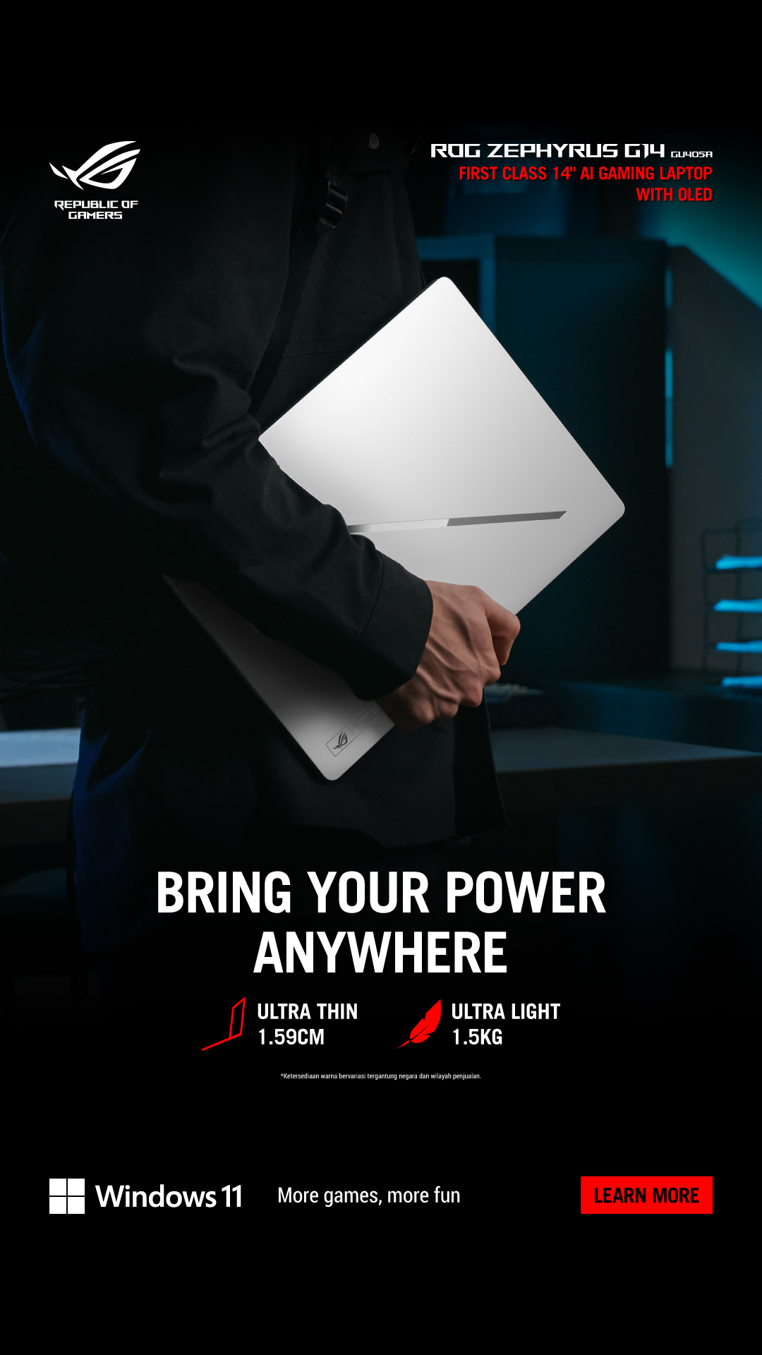 ASUS Republic of Gamers Facebook ad from Jun 14, 2026