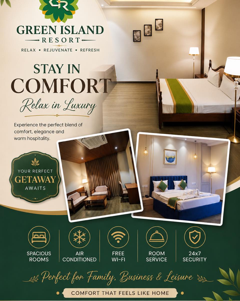Green Island Resorts Facebook ad: Stay. Relax. Repeat.