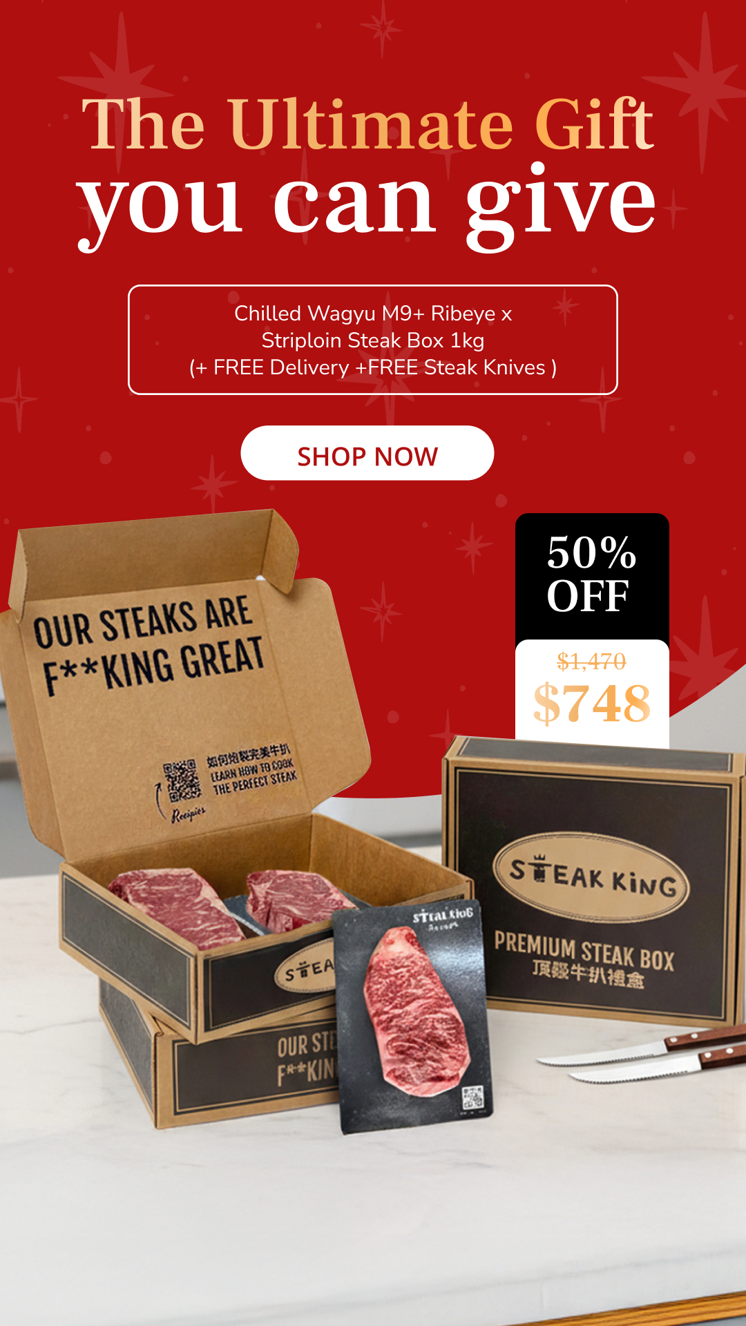 Steak King Foods Facebook ad