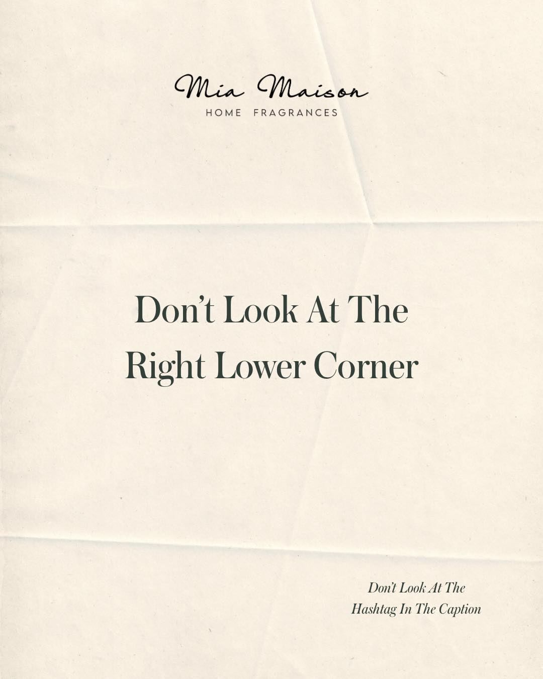 Mia Maison Home Fragrances Facebook ad from Oct 5, 2026