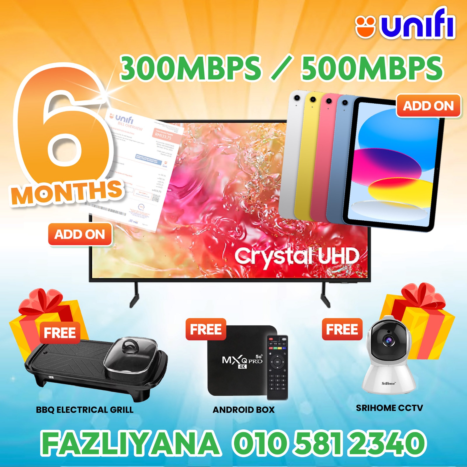 Unifi Elite Facebook ad: Jom daftar sebelum tamat