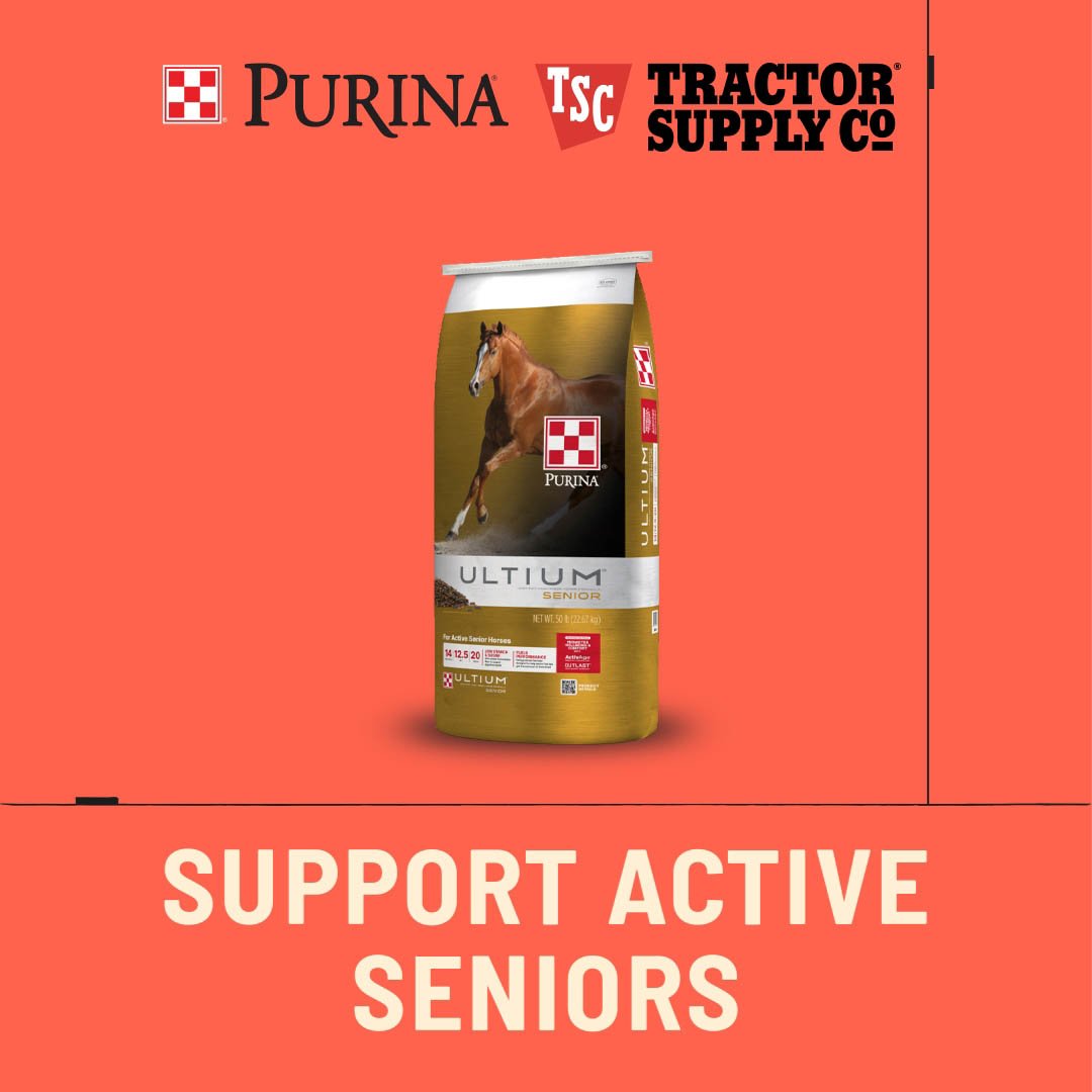 Tractor Supply Co. Facebook ad: Get every bit out of every canter, trot…