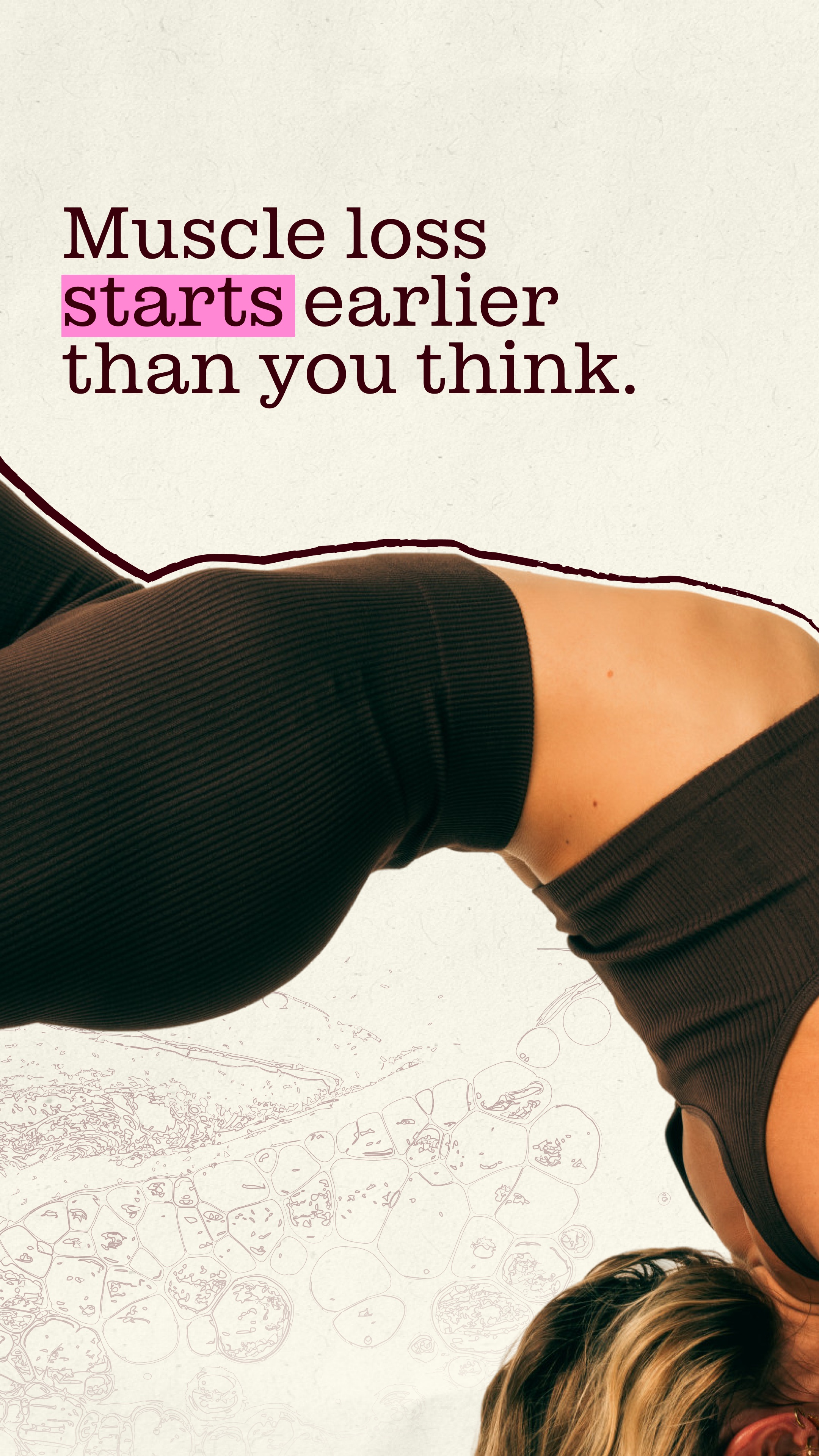 Free Soul Facebook ad: The protein powder that has your back.