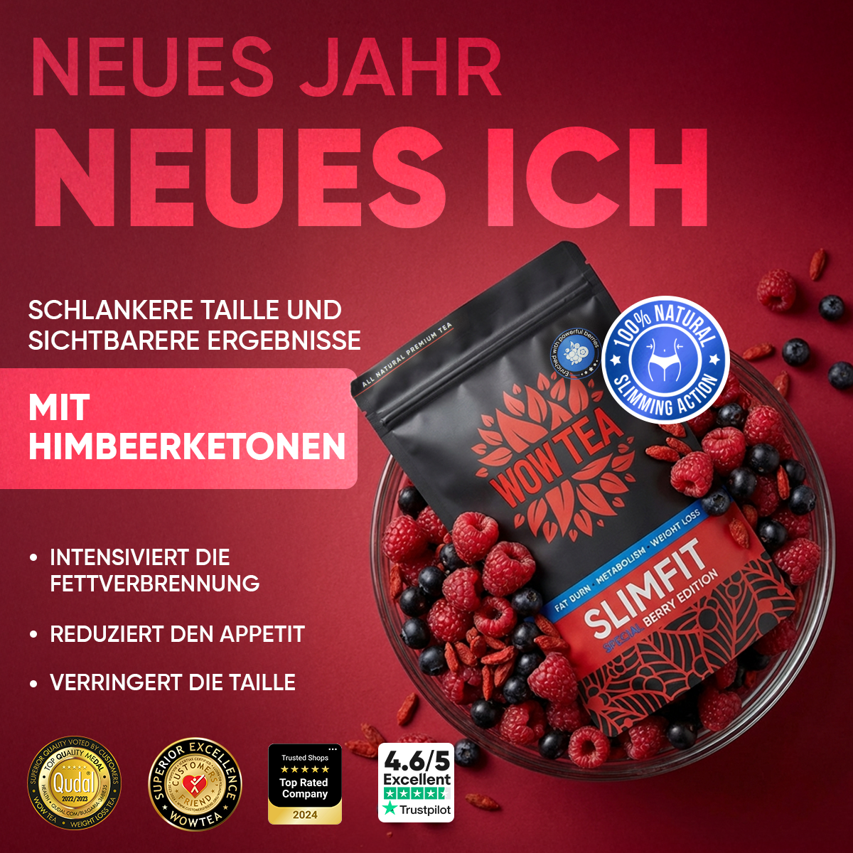 WOW Tea Deutschland Facebook ad