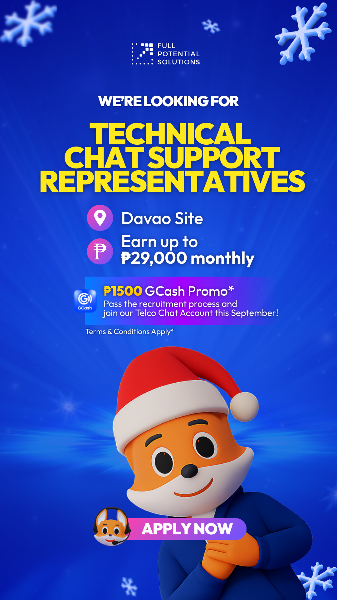 Full Potential Solutions Philippines Facebook ad: Join our team