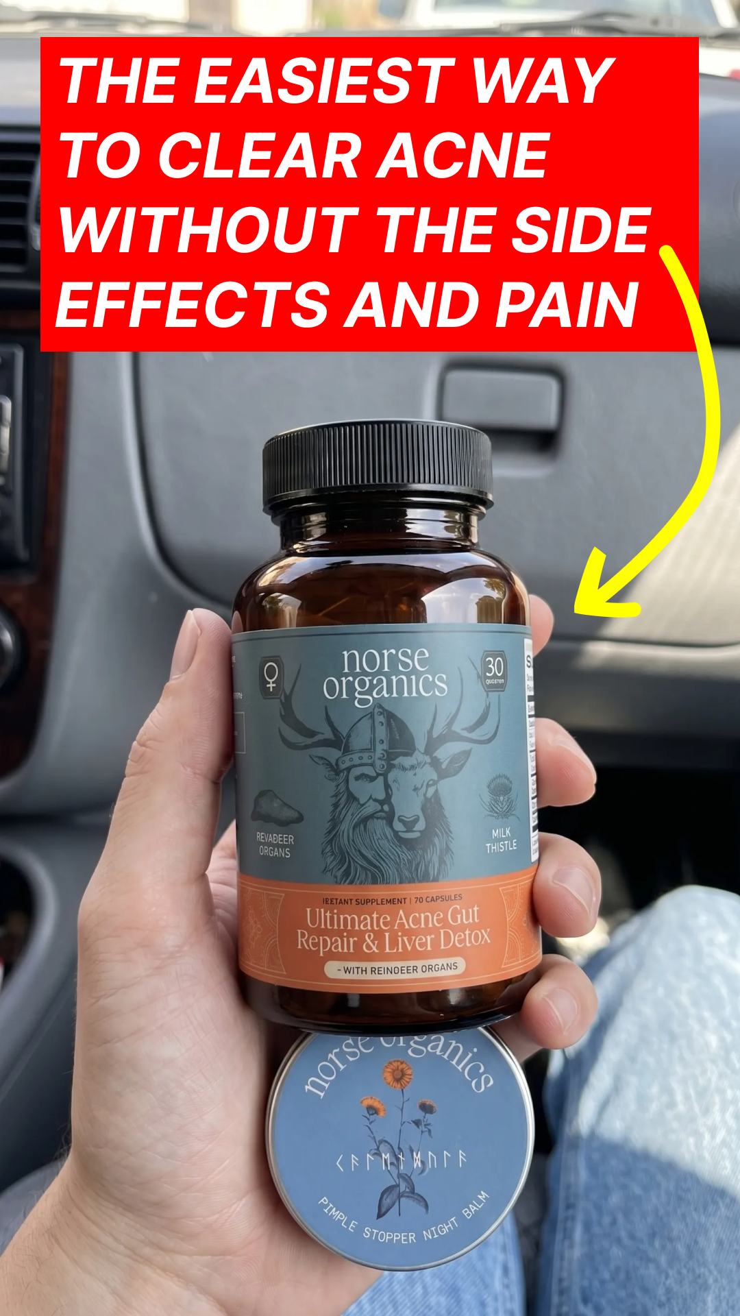 Norse Organics Facebook ad