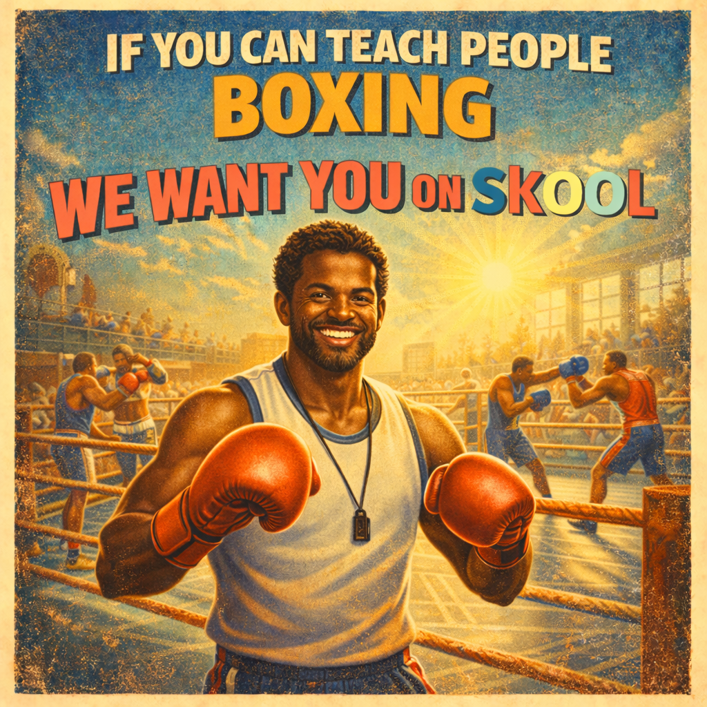 Skool Facebook ad