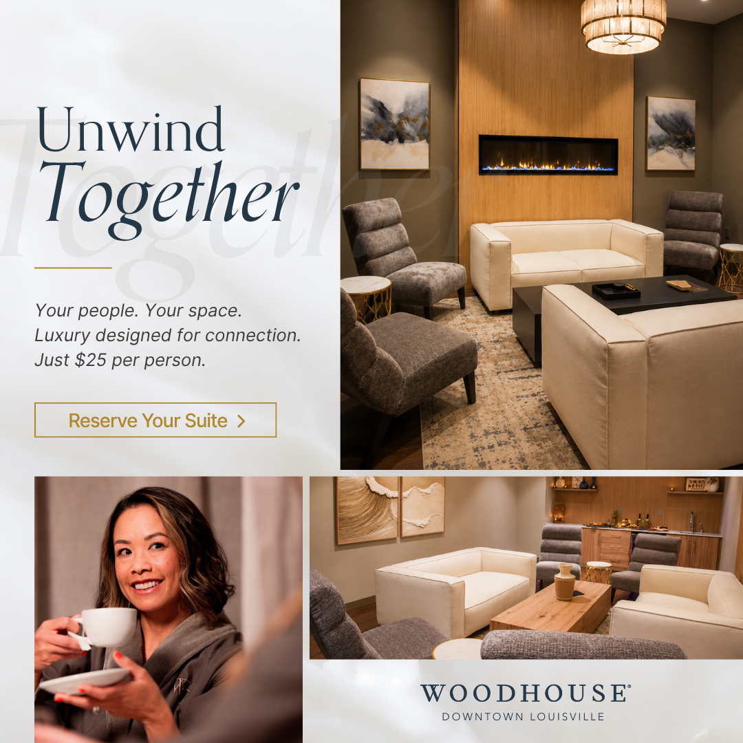 Woodhouse Spa - Louisville Facebook ad: Upgrade to the VIP Experience for $25/person