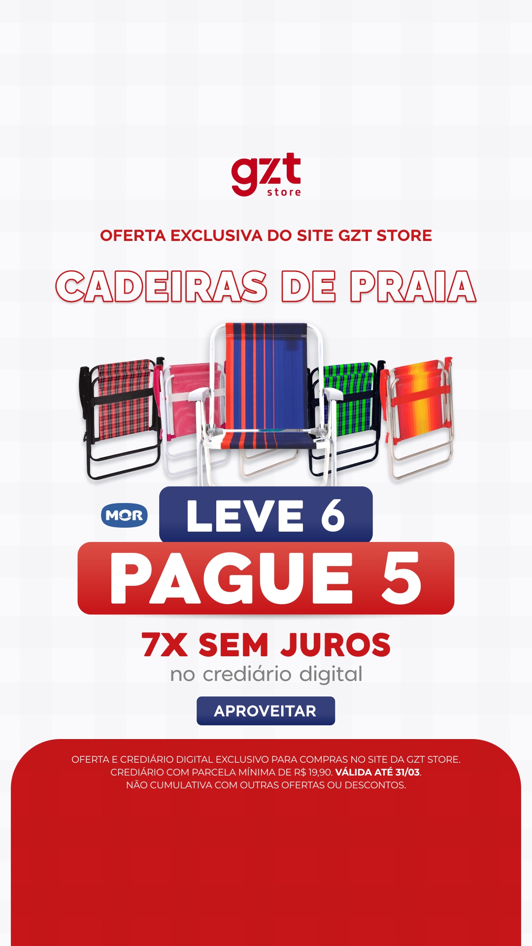 Lojas GZT Facebook ad from Oct 30, 2025