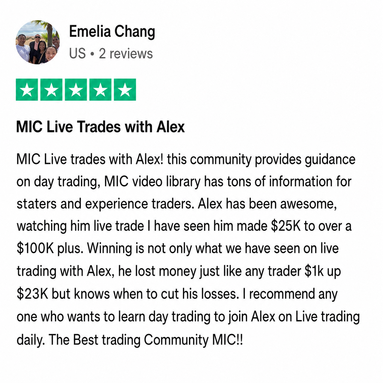Myinvestingclub Facebook ad
