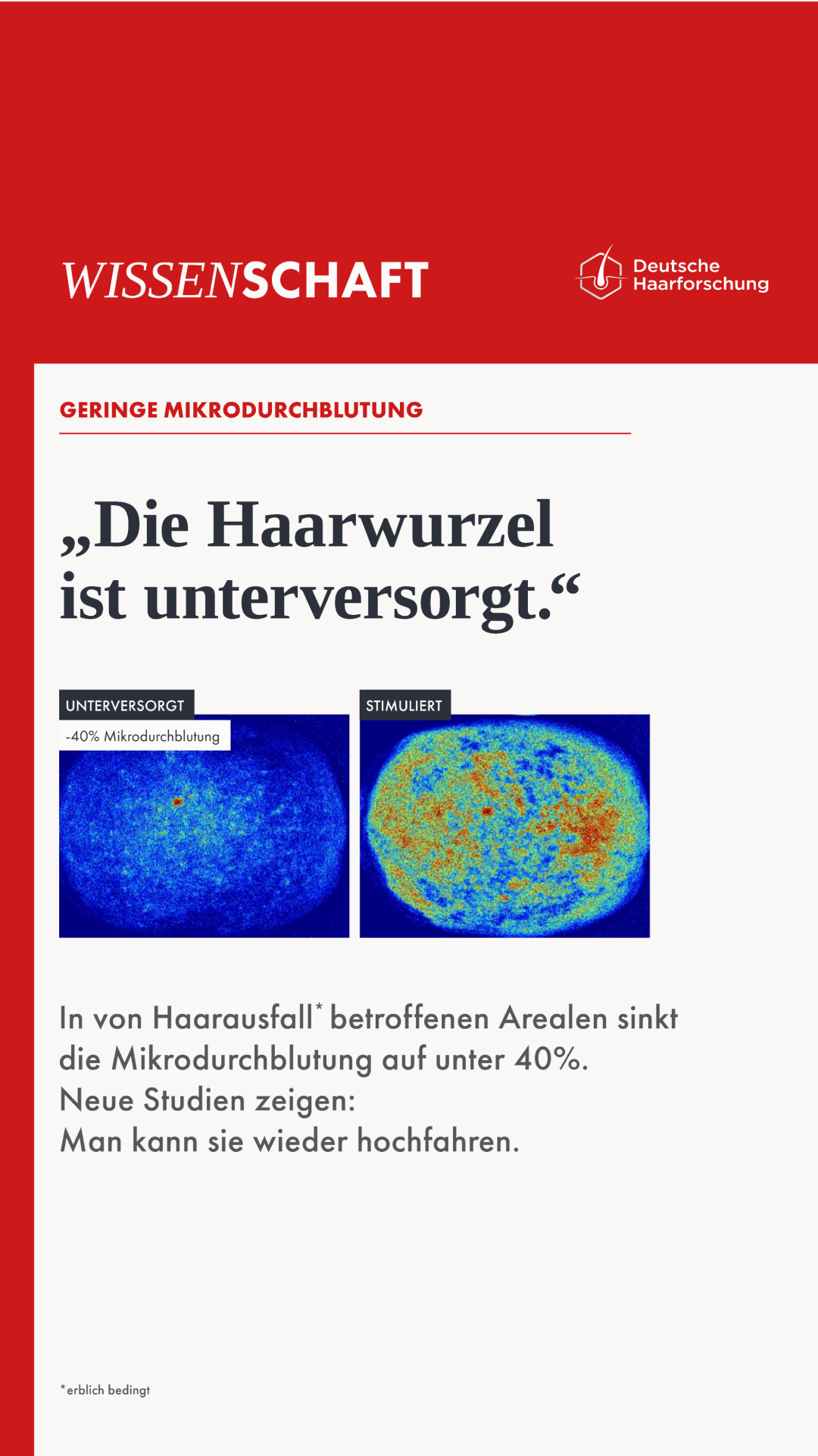 Deutsche Haarforschung Facebook ad from Jul 14, 2026